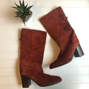 COACH Coty suede mid-calf boots